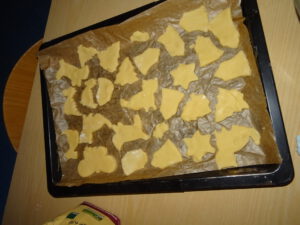 In der Weihnachtsbäckerei ...